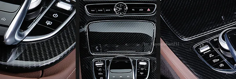 Крышка коробки передач из углеродного волокна для Benz E Class W213 2016 2017 | Автомобили и