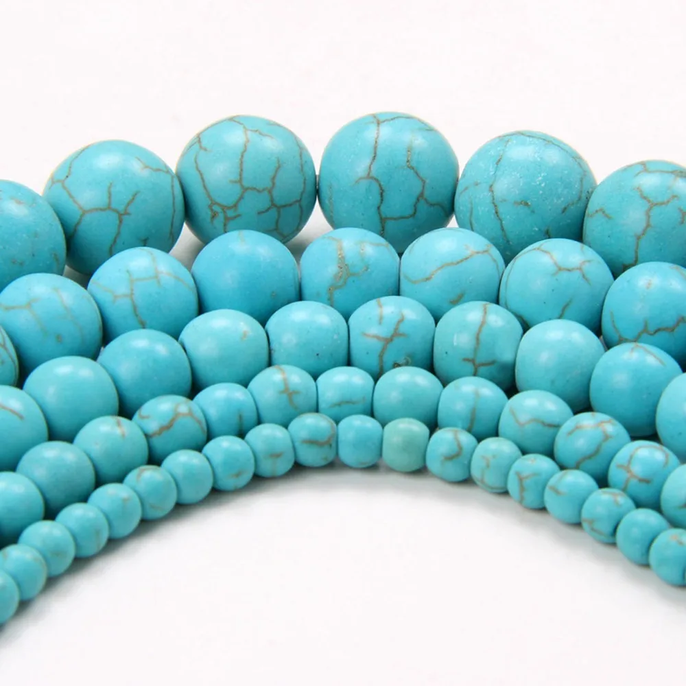 

Hot Round Green Color Space Beads For Jewelry Making 4 6 8 10 12 MM perles pour la fabrication de