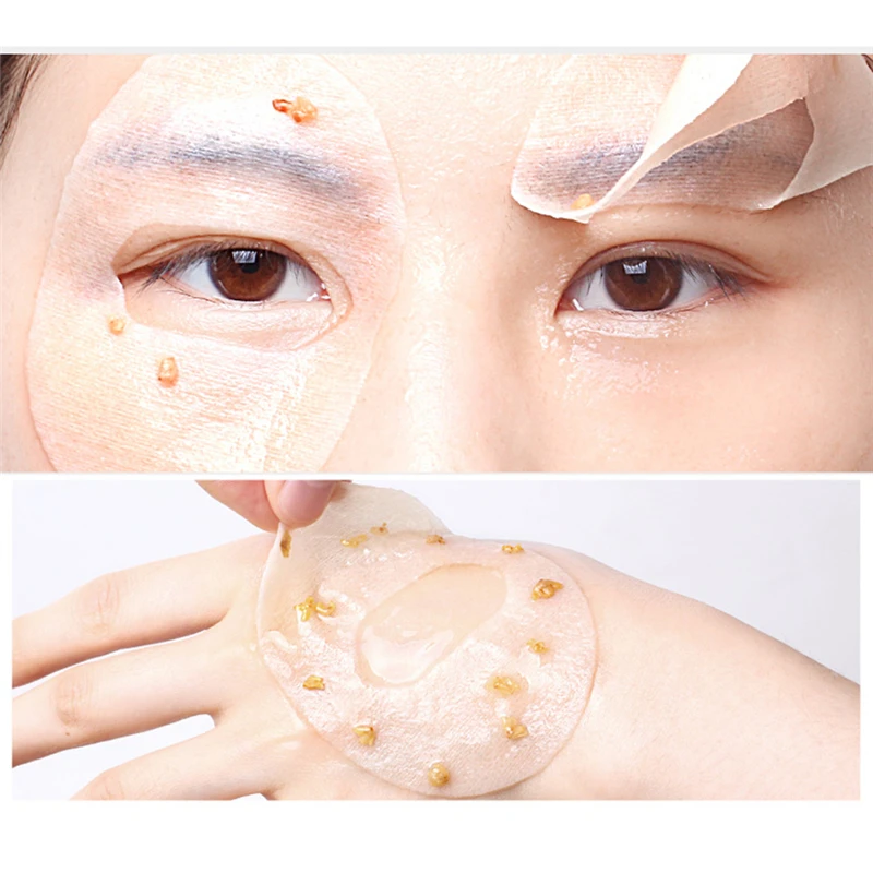 

80pcs/bottle BIOAQUA Gold Osmanthus Eye Mask Women Collagen Gel Whey Protein Face Care Sleep Patches Health Mascaras De Dormir