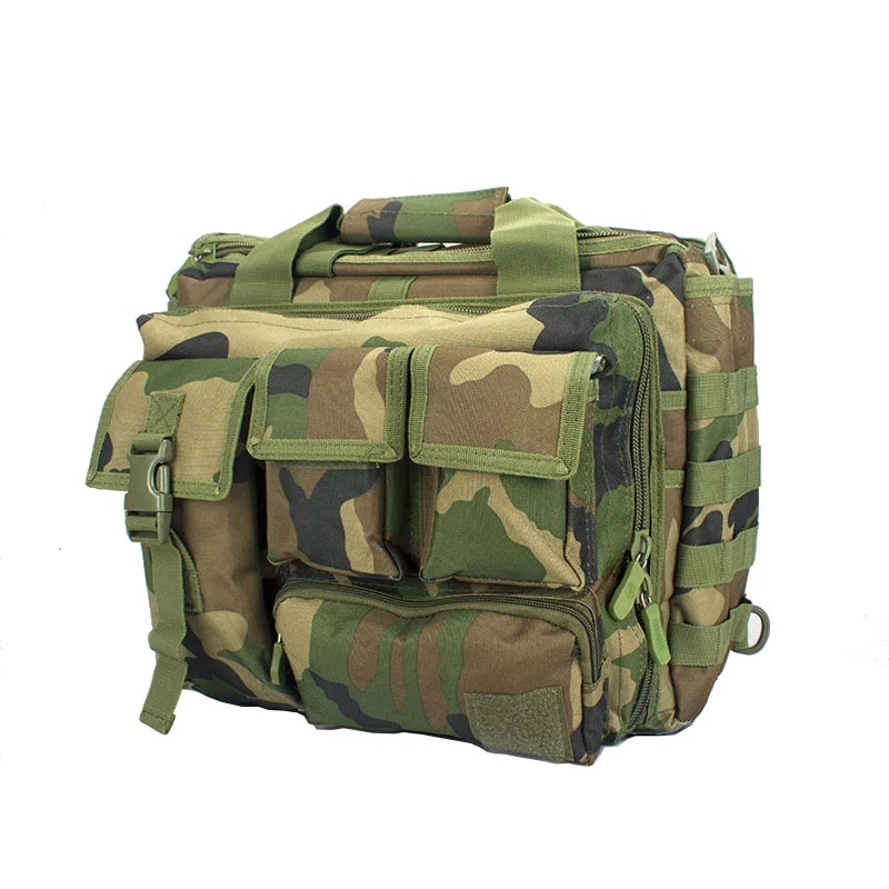 woodland camo Уличная мужская сумка через плечо, сумка-мессенджер, военная сумка для переноски компьютера, портфель для ноутбука, сумки для камеры - Цвет: woodland camo