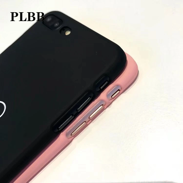 Роскошный чехол PLBB с сердечками для iPhone 7 8 6 6s Plus модный Матовый Жесткий из