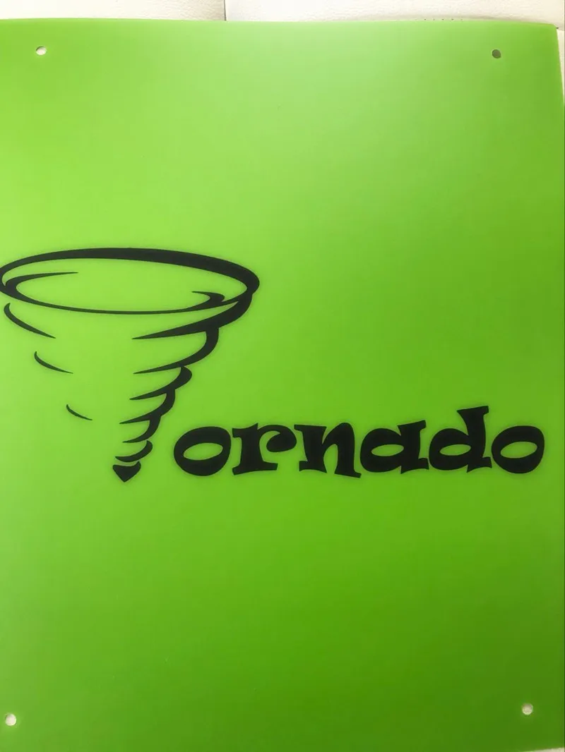 2 шт. аксессуары для 3D принтера Tornado нагревательные наклейки кровати 370*310 мм