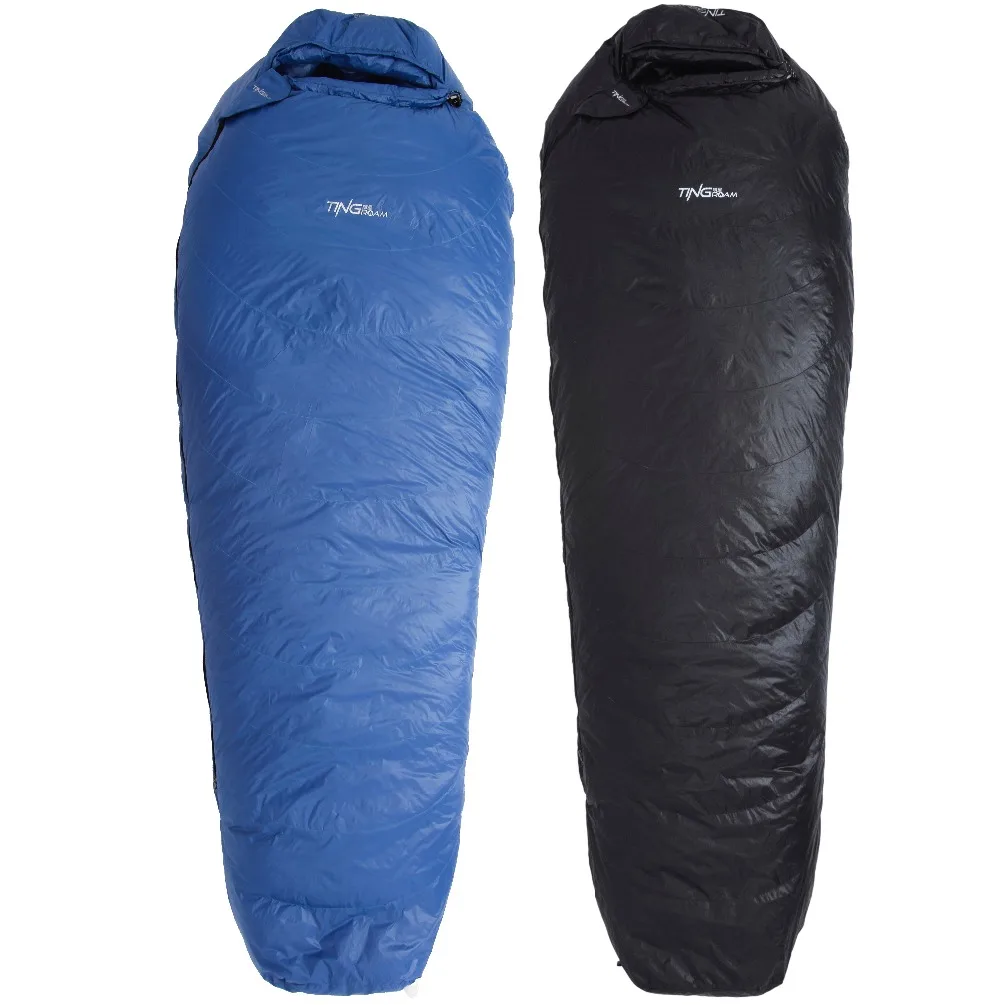 

Tingroam Sleeping bag of 800 fill power goose down for -10 degrees Celsius outdoor camping QINGYUN 550g filling L and R size