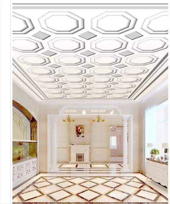 

3d photo wallpaper 3d ceiling wallpaper murals wall paper Simple atmospheric restoring ancient ways the condole top of murals