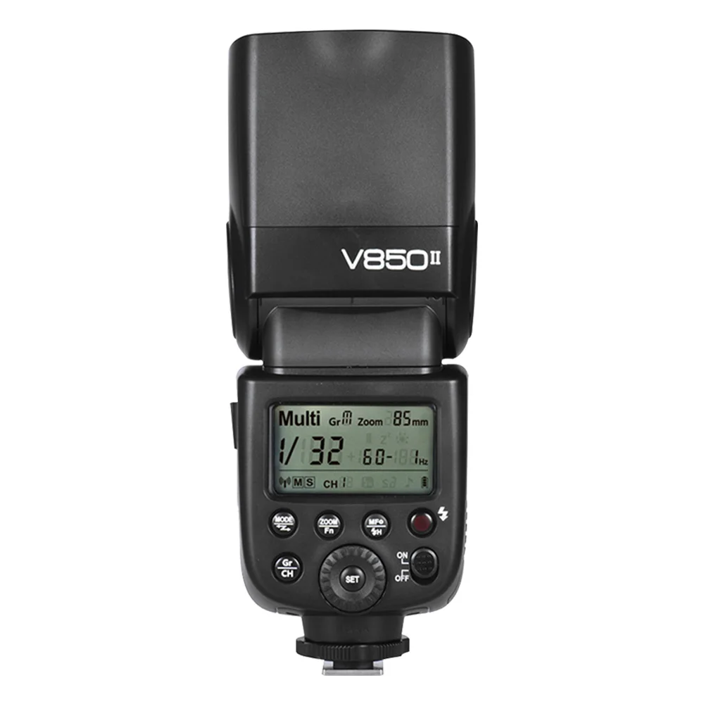 Godox V850II GN60 2,4G Беспроводная вспышка+ X1 ttl ТРИГГЕРНАЯ система с литий-ионной батареей вспышка светильник для Canon Nikon sony DSLR камер - Цвет: V850II