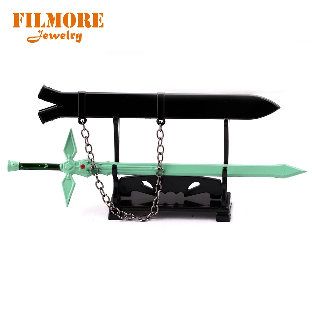 Брелок для ключей аниме меч онлайн САО киригая Наруто Кирито Юки Асуна элуцидата