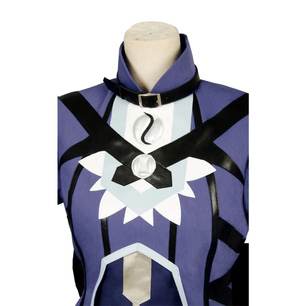 Clockwork Planet Косплей рюзу косплей костюм фиолетовый и белый полный комплект платье с