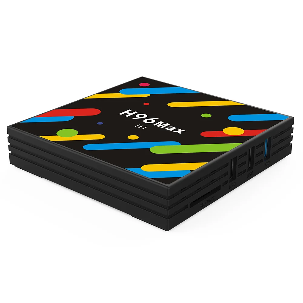 H96 MAX-H1 Android 7 1 tv Box 4 Гб ram 32 ГБ rom 2 4G/5G Dual Wi-Fi 100 Мбит/с USB 3 0 BT телеприставка K смарт