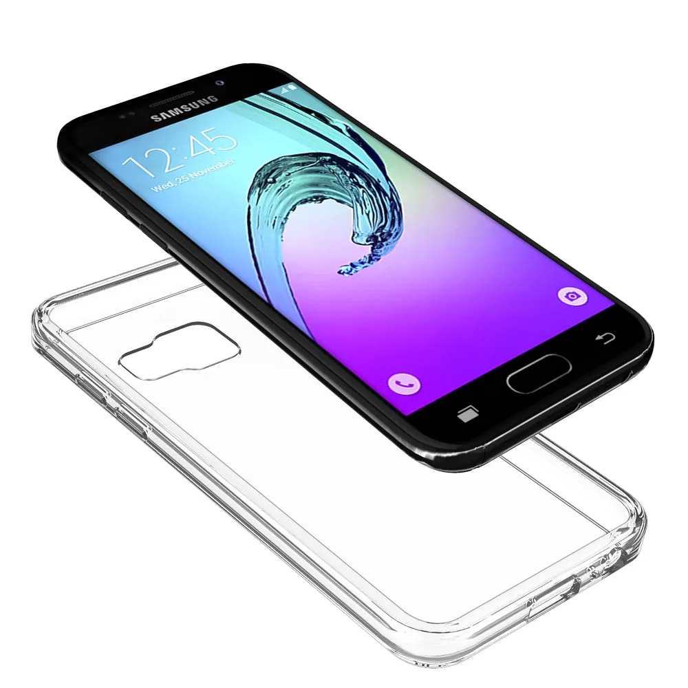 Жесткий Чехол бампер из ТПУ и акрила для Samsung Galaxy A3 A5 J3 Emerge 2017 J1 Mini S7 Active S8 Plus|cover for