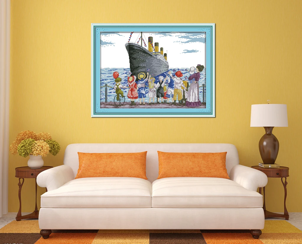 Набор для вышивки крестиком Joy Sunday сделай сам | Дом и сад