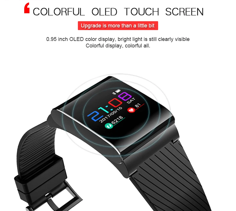 Tonbux Smart Band X9 Pro Colorful Screen Passometer Blood Pressure Wristwatch Sport Heart Rate Tracker Bracelet | Электроника