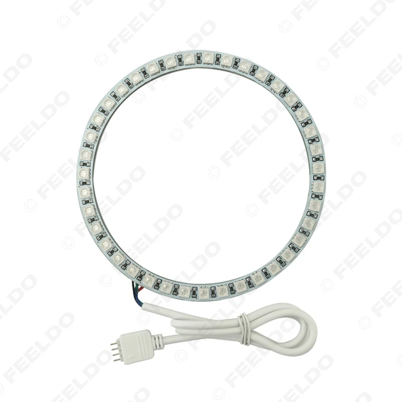 FEELDO COLORFUL 5050 RGB LED FLASH ANGEL EYES HALO RINGS For BMW 3 Series E46 (2Doors/ Convertible) 1999-2001 #FD4325 | Автомобили и