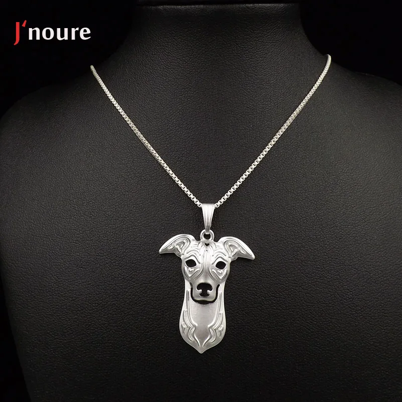 Левретка собака кулон и ожерелья ювелирные изделия для любителей животных Шарм