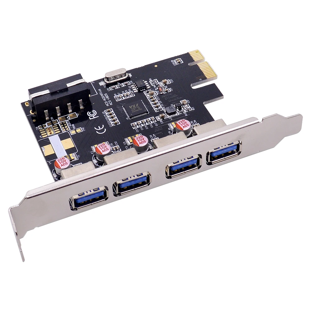 CHIPAL 4 портовый USB 3 0 PCI Экспресс хост контроллер E 1X до карта расширения