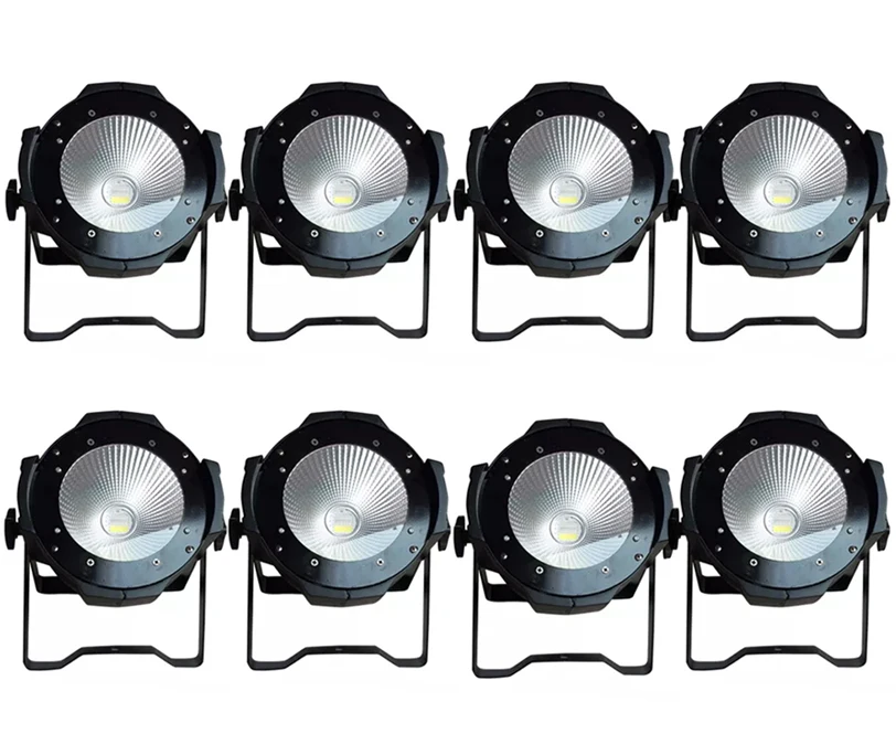 8 шт./лот 100 W Светодиодный удара номинальной легкий алюминиевый DMX512 контроллер