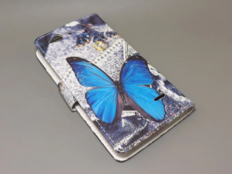Новый дизайнерский чехол-книжка с бабочкой и цветочным флагом для ZTE Blade S6 Q5-C Q5-T