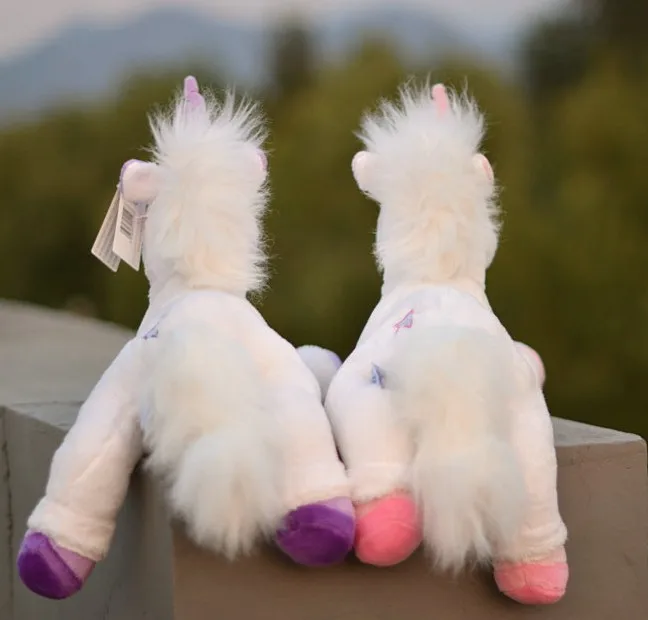 Free shipping plush toy doll dream duo gifts small white dragon horse for girlfriend gift | Игрушки и хобби