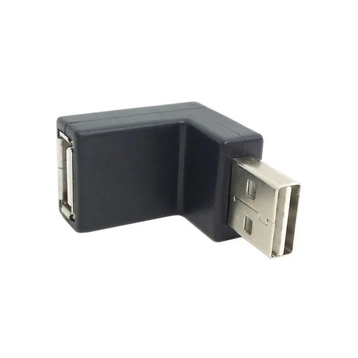 Удлинительный адаптер USB 2 0 A типа Папа мама двусторонний дизайн с углом наклона 90