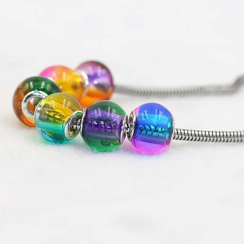 Женские браслеты с градиентом H314 модные из муранского стекла |