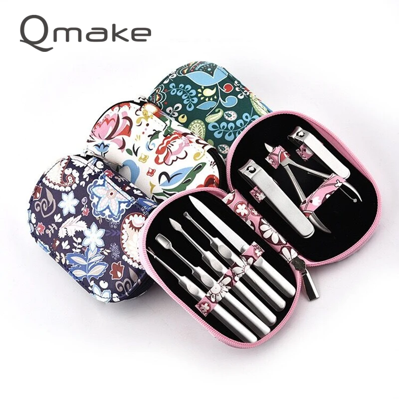 Qmake Набор для маникюра и педикюра Комплект машинки стрижки ногтей