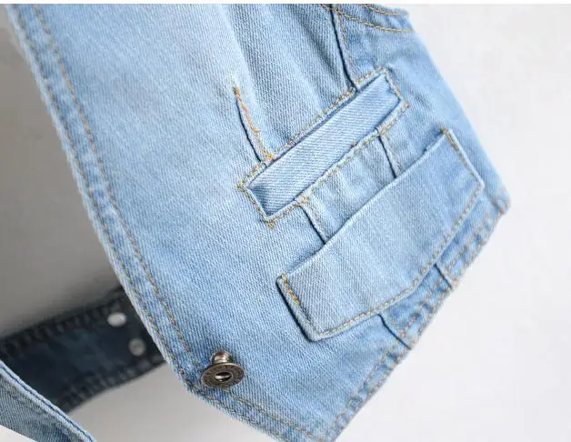 Модные летние жилеты с капюшоном джинсовые для женщин|jeans vest women|fashion womenvest women |