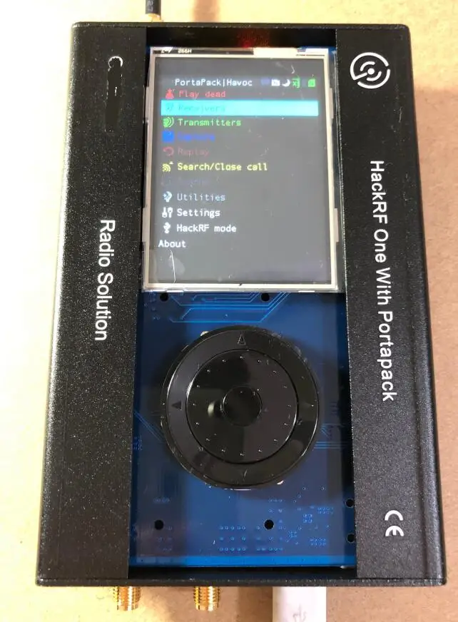 Хаос прошивка portapack с HackRF один 1 МГц до 6 ГГц программное обеспечение определенная радио макетная плата RTL SDR приемник gps симулятор