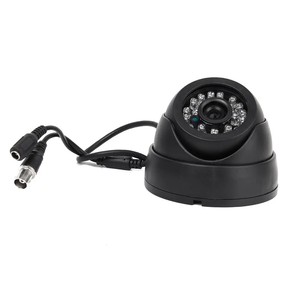 Черная купольная камера видеонаблюдения MOOL PAL 1/3 дюйма CMOS 700TVL 24 светодиодный IR Cut 3