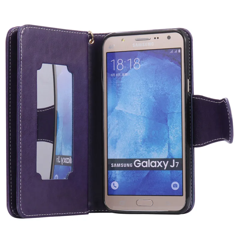 Nephy роскошный Флип кожаный чехол для телефона samsung galaxy J7 Neo Nxt Core J5 Prime J3 Pro A3 A5 duos чехол