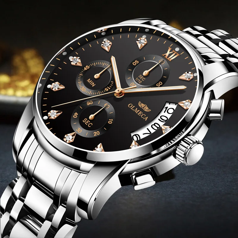 Relogio Masculino мужские роскошные брендовые военные спортивные часы кварцевые