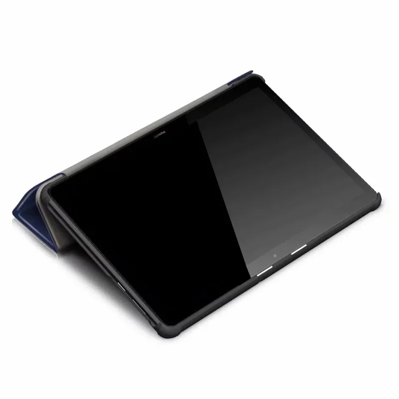 PU кожаный смарт-чехол с подставкой для huawei MediaPad T5 10 AGS2-W09/L09/L03/W19 10,1 дюймов чехол для планшета для huawei T5 10 Чехол+ пленка+ ручка