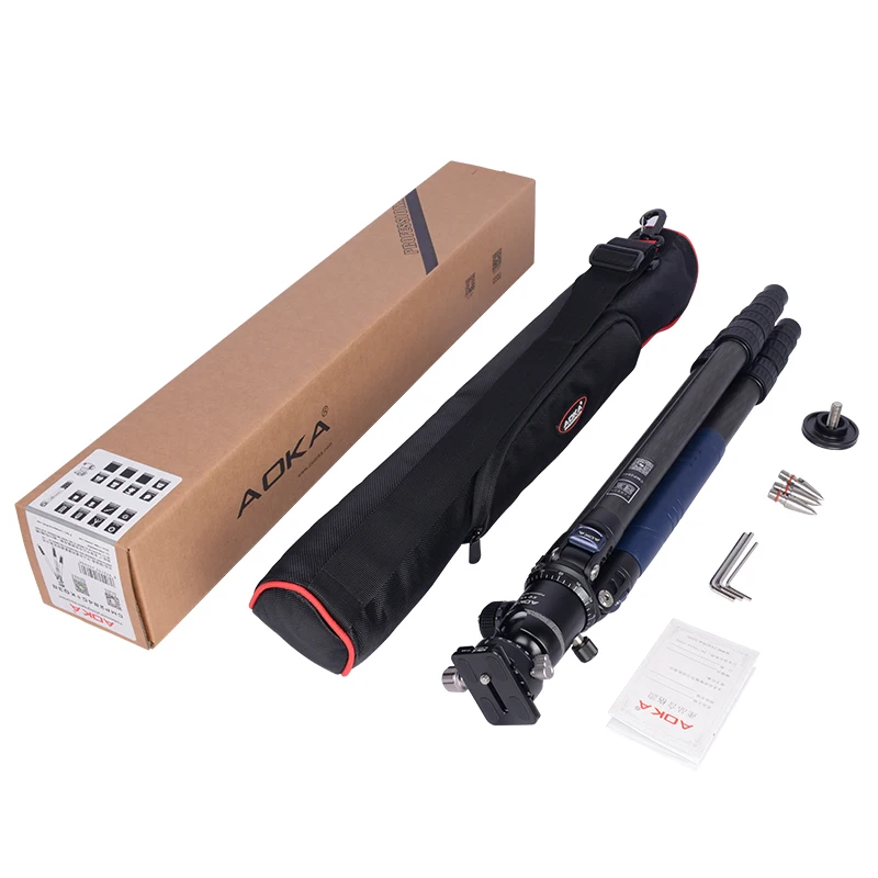 AOKA CMP284C максимальная высота 1,2 м вес 1.4kgs профессиональная камера штатив для ЦЗК из углеродного волокна