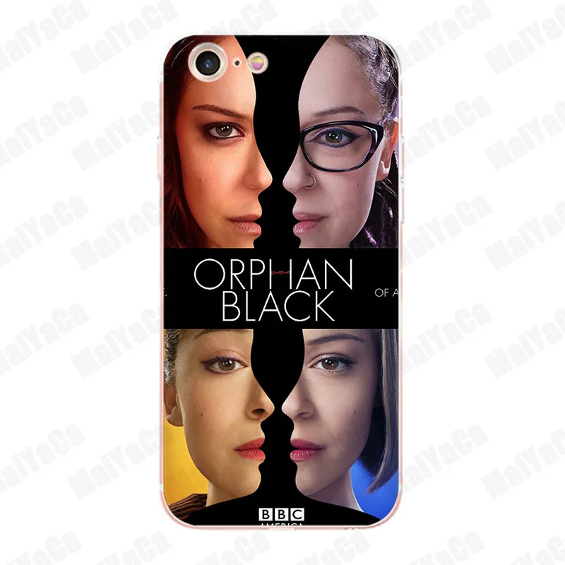 MaiYaCa Orphan Black TV Новинка Fundas мягкие чехлы для телефонов iPhone 8 7 6 6S Plus X 10 5 5S SE 5C 4 4S Coque