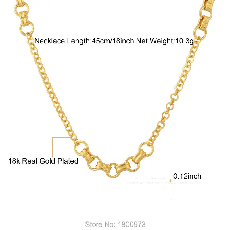 Adixyn новый уникальный дизайн золотая цепочка 45 см для женщин ожерелье модные