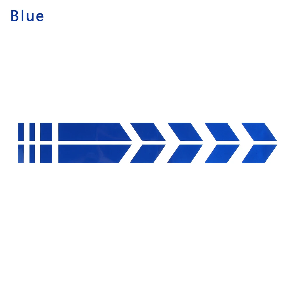 blue Наклейка на мотоцикл колесо крыло Предупреждение стрела клейкие наклейки для SUZUKI GSF650 BANDIT GSX1250 F SA ABS GSX1400 GSX650F - Цвет: blue