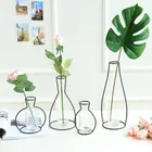 Железная стеллажная ваза с цветами Северной Европы, аксессуары для украшения дома для гостиной