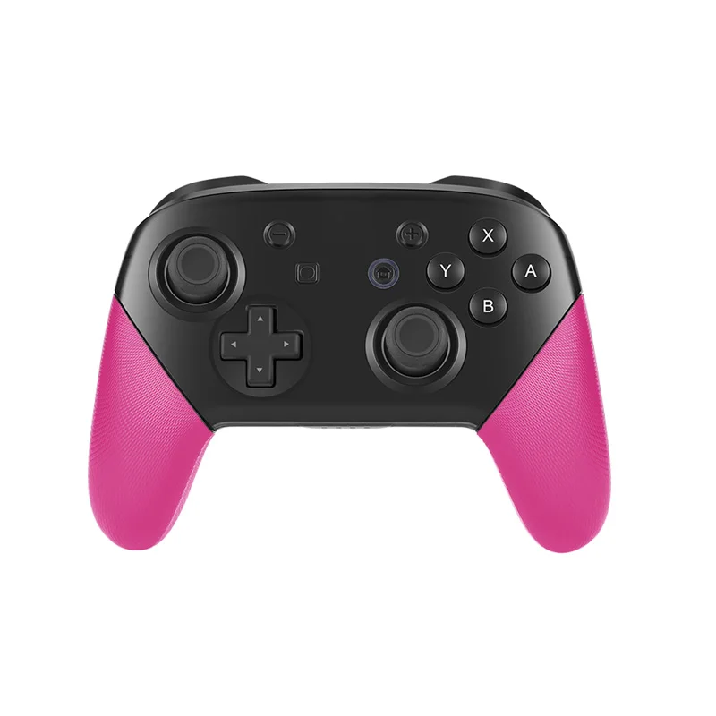 Розовый нескользящий чехол для контроллера Nintendo Switch Pro изящный Текстурированный