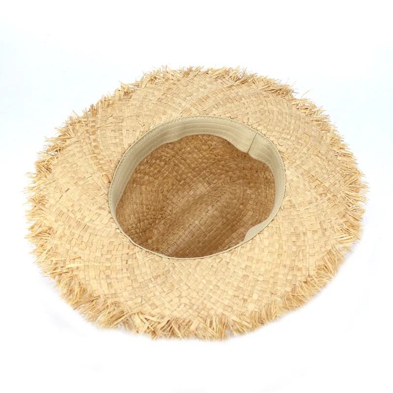 Соломенная шляпа Raffia для женщин пляжная путешествий на весну и лето от солнца