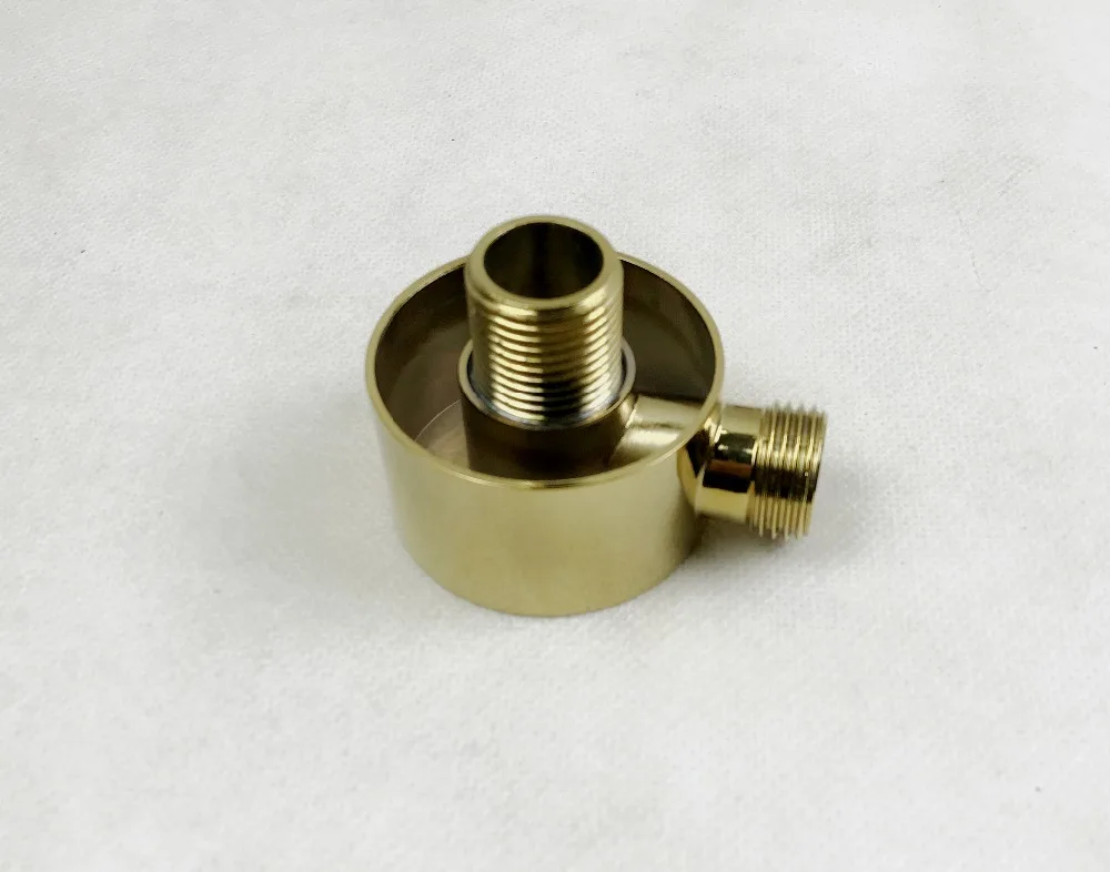 Wall mounted 24k gold PVD finish Rainfall shower bath tub faucet mixer tap Cold and hot water mixing valve set | Обустройство дома
