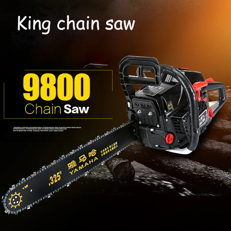 Ручные бензиновые пилы высокой мощности цепная пила для резки древесины