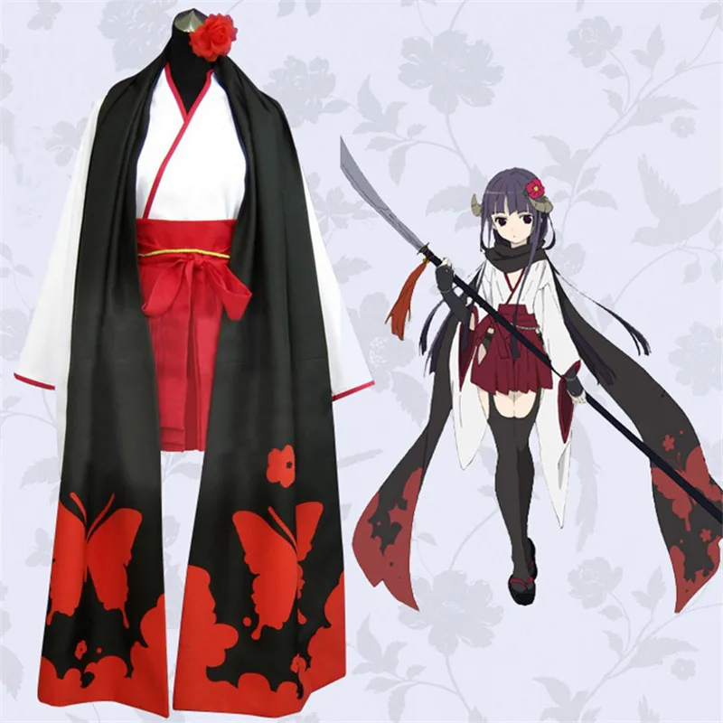 Аниме Косплей Inu x Boku SS Shirakiin Ririchiyo atavstic Mikofuku униформа косплей костюм Секретная