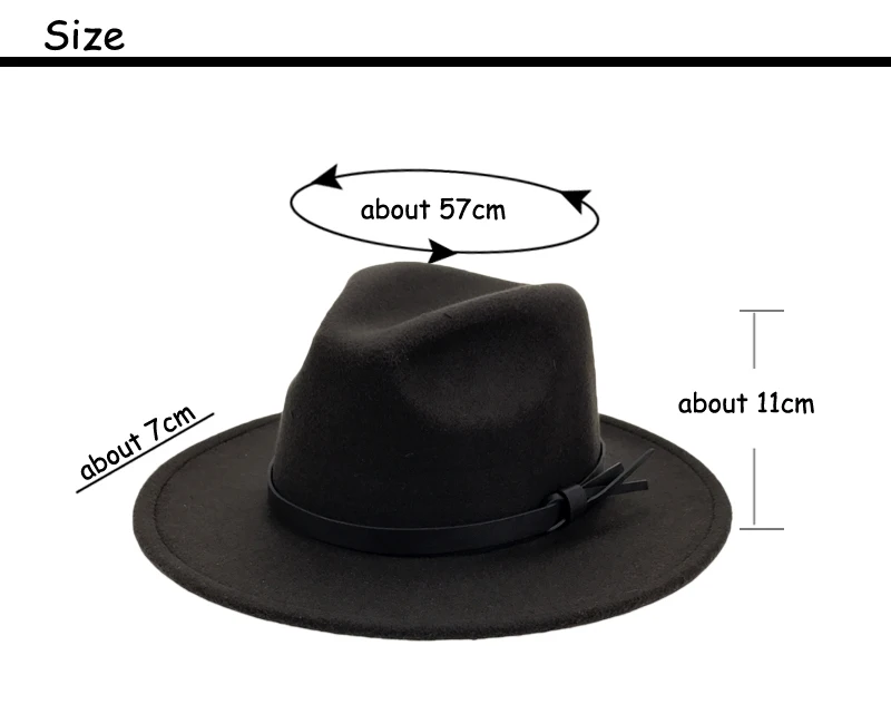 Женская и Мужская шерстяная шляпа Fedora с широкими полями, элегантная фетровая Кепка s, зима-осень, джазовая Панама, церковное сомбреро, YY18006