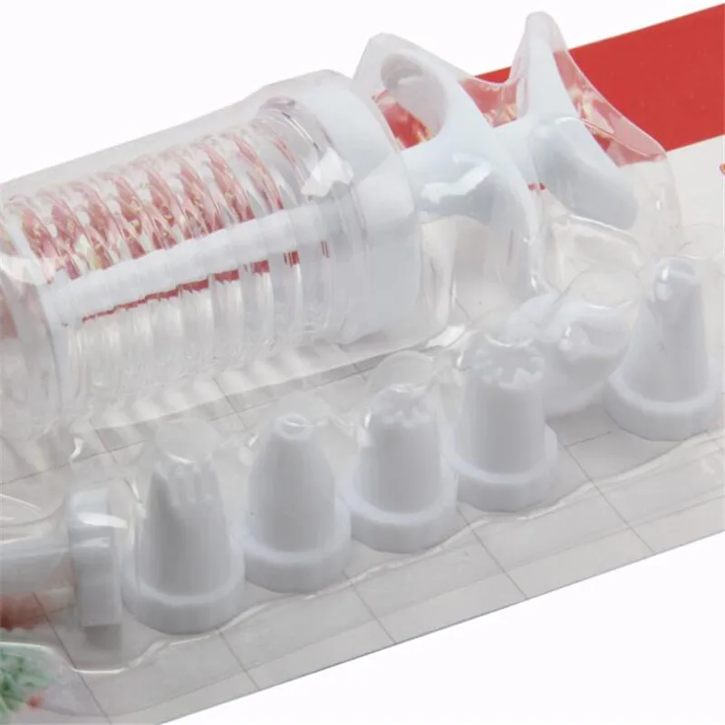 8PCS/Set Nozzles Icing Piping Cream Muffin Cake Decorators Decorating Tip Sets DIY Pastry Syringe Extruder Pen Spray Gun Head | Дом и сад