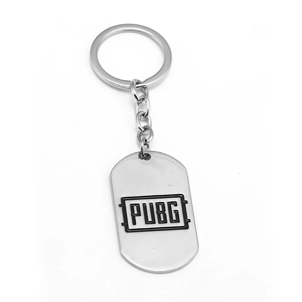 

Game Playerunknown's Battlegrounds car keychain for Men Link Chain PUBG Winner kyering Male Dog Tag Jewelry
