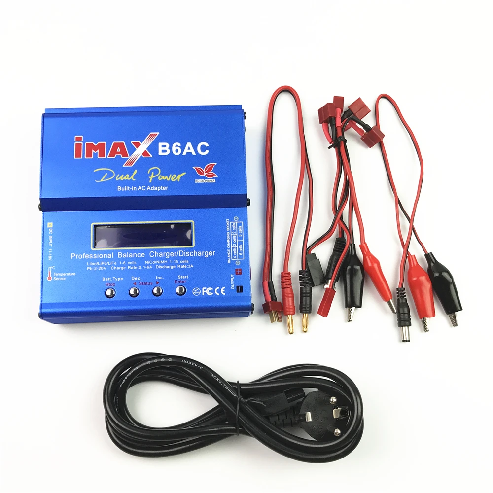 IMAX B6 AC Battery Balance Charger Lipo Nimh Nicd Digital Charging Turnigy adapter with LCD Screen | Игрушки и хобби