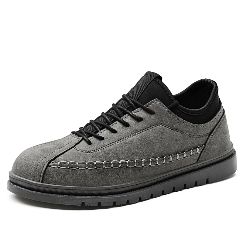 Men's Spring Genuine Leather Sneakers 2019 Waterproof Moccasins Antiskid Shoes Zapatillas de deporte Comfortable Walk | Обувь