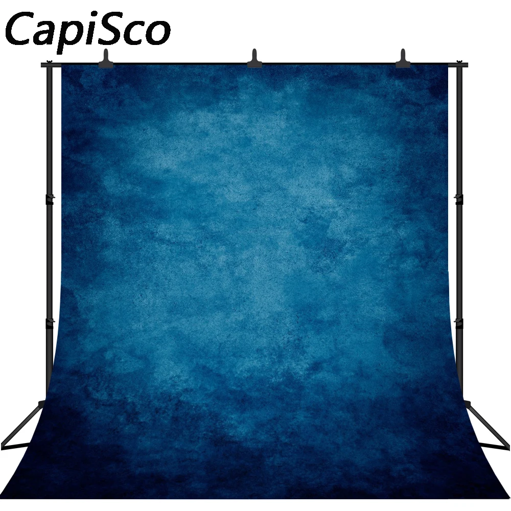 Capisco градиентные однотонные синие Портретные фоны для детской фотосъемки