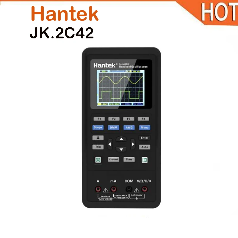 Hantek 2C42 Ручной цифровой осциллограф мультиметр высокой точности
