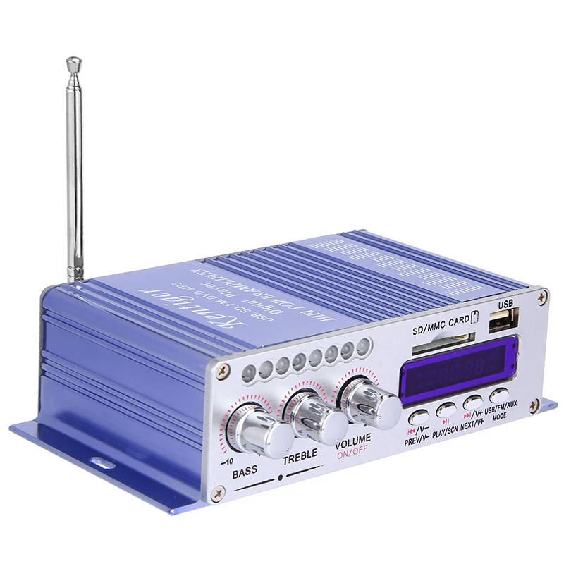 CARGOOL DC 12 V усилитель мощности стереозвука Hi Fi Авто Радио Динамик 2 х канальный