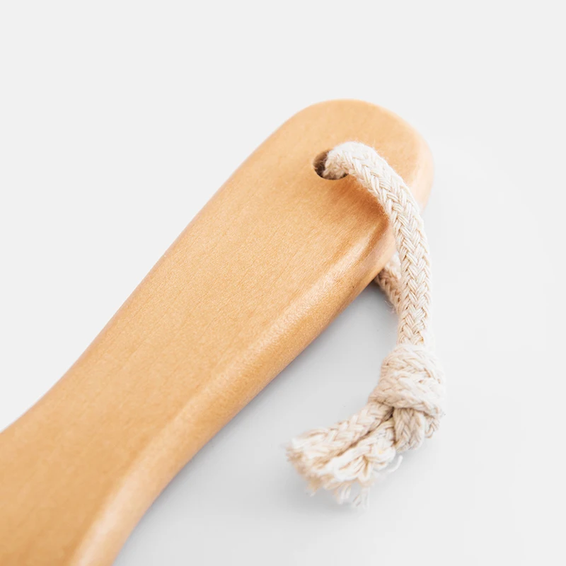 TREESMILE Exfoliating Wooden Body Massage Shower Brush Natural Bristle Bath SPA Woman Man Skin Care Dry D40 | Дом и сад