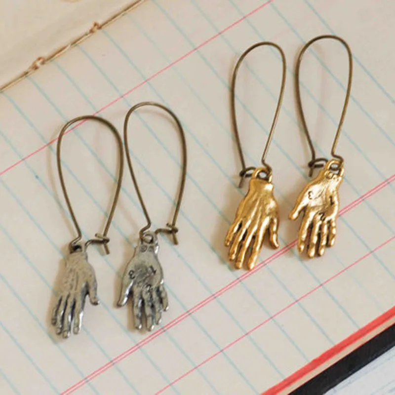 Женские металлические серьги кольца эффектные ювелирные изделия высшего